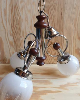 Lampadario sospensione Vintage anni 70 MAZZEGA