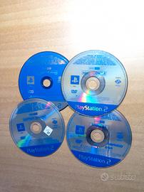 4 dischi Promo PS2 in blocco 