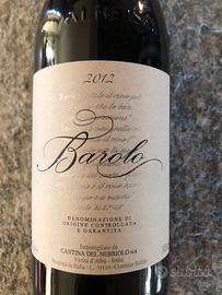 Barolo DOCG Cantina del Nebbiolo 2012