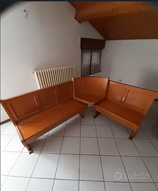 Panca ad angolo in legno