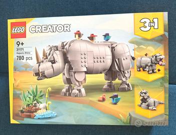 Set Lego 31171 - maestoso rinoceronte