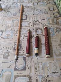 Stecca da biliardo vintage in legno