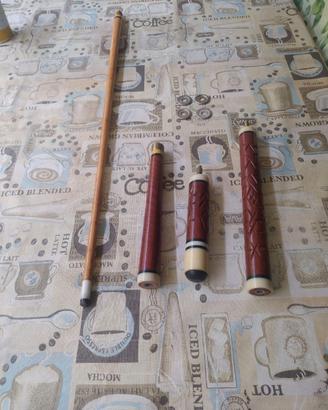 Stecca da biliardo vintage in legno
