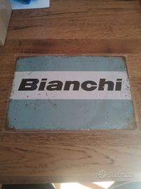 Targa vintage Bianchi e Colnago 