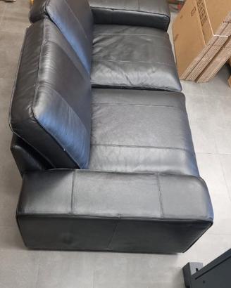 Divano IKEA KIVIK 2 posti finta pelle nero