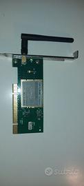 Scheda Wireless Desktop Pci Express Tplink 108Mbps