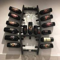 Cantinetta portabottiglie da parete 
