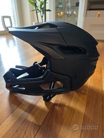 Casco mtb enduro L modulare mentoniera staccabile