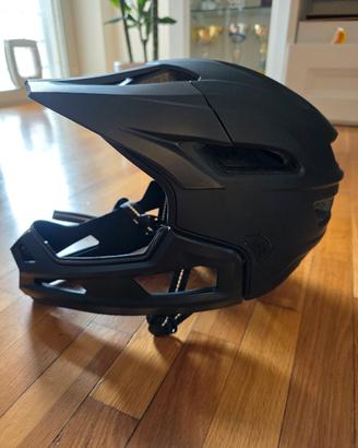 Casco mtb enduro L modulare mentoniera staccabile