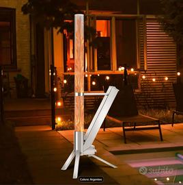 Stufa a pellet a Razzo Nuova con tubo vetro