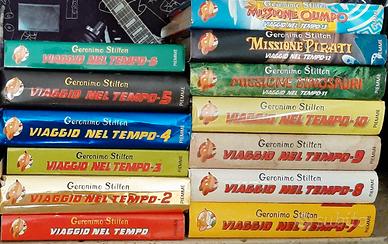 Libri Serie Geronimo Stilton "Viaggio nel tempo" 