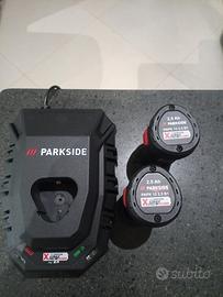 Batterie e caricabatteria 12volt parkside 