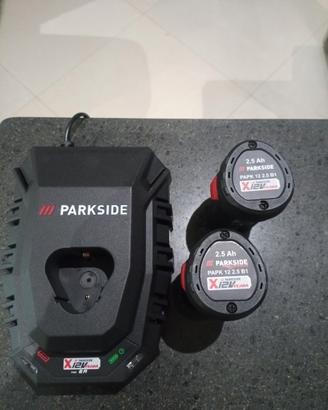 Batterie e caricabatteria 12volt parkside 