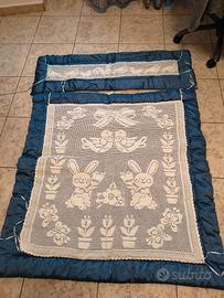 Piumone per lettino fatto a mano