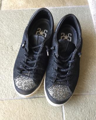 Sneakers nere glitterate