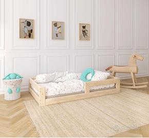letto Montessori con materasso su misura