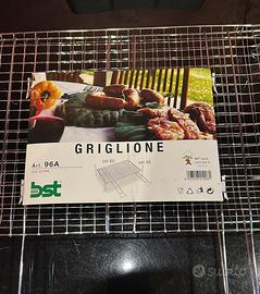 Griglia barbecue Doppia A Conchiglia acciaio inox
