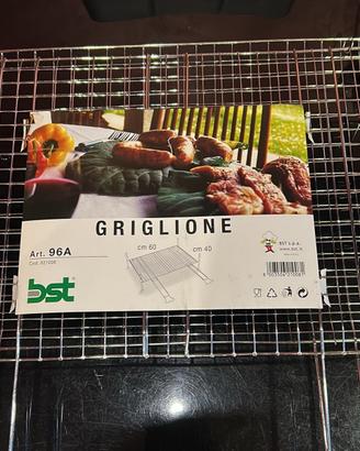 Griglia barbecue Doppia A Conchiglia acciaio inox