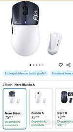 ATTACK SHARK F1. mouse gaming esport da 39 grammi