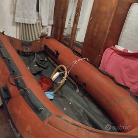 Gommone smontabile chiglia telata PVC