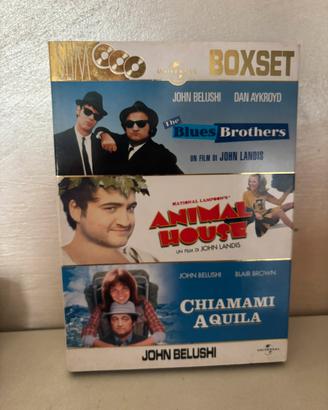 Boxset  contenente tre film  di John Belushi
