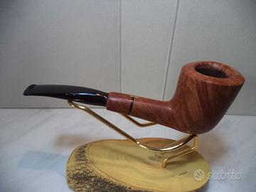 PIPA PIPE AMORELLI 18 K HAND MADE 1 STELLA RODATA