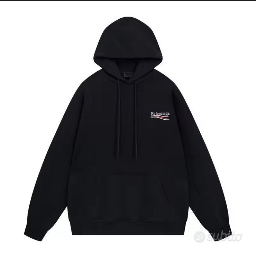 Felpa balenciaga uomo bianca clearance