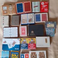 Carte da gioco vintage Italiane e straniere