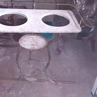 lavabo da camera con 2 casini antico anni 50