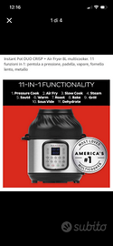 Istant pot duo crisp + air fryer 8l