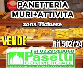 In zona Ticinese, grande PANETTERIA con laboratori