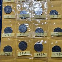 monete da lire cento giro completo delle più rare