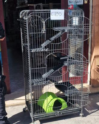 gabbia per cincilla, scoiattolo 