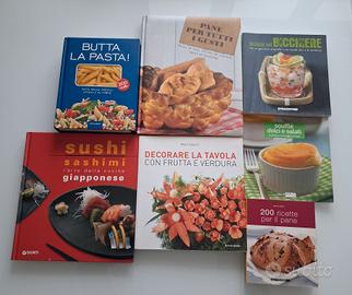 Lotto libri da cucina