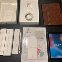 Apple iPad 6gen 10", 128Gb, Apple pencil, custodia