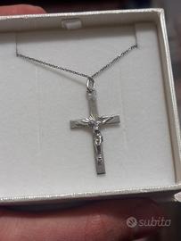 Collana con Crocifisso in Argento 925