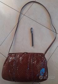 Borsetta Vintage Compatta Serpente