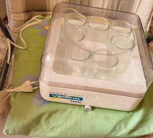 Tefal yogurtiera vintage funzionante con 7 vasetti