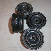 4 cerchi in ferro 16”-Fiat 16 / Ford Ka 