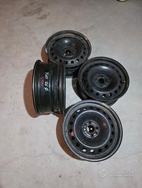 4 cerchi in ferro 16”-Fiat 16 / Ford Ka 