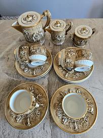 Servizio caffe/tè  vintage R. Capodimonte M.A.S 