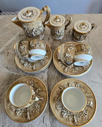 Servizio caffe/tè  vintage R. Capodimonte M.A.S 