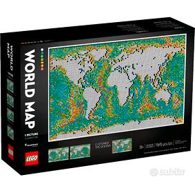 Lego Art 31203 Mappa del Mondo  nuovo