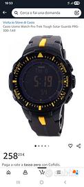 orologio casio pro trek solar tough 
