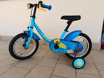 bicicletta bambino/a 3-5 anni 14 pollici