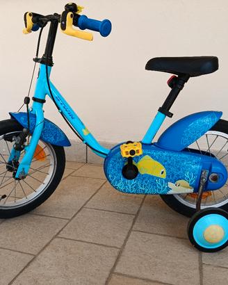 bicicletta bambino/a 3-5 anni 14 pollici