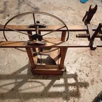 antico arcolaio in legno