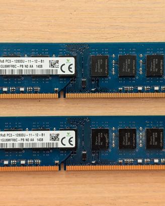 RAM DDR3 16GB 2x8GB SK hynix 1600MHz PC fisso