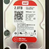 HARD DISK WD RED 2TB WD20EFRX SATA 3.5" NAS