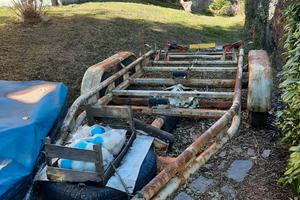 Carrello porta barca